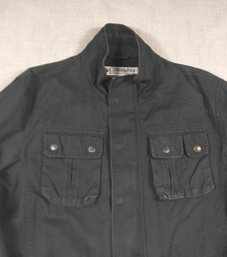 Chaqueta Militar Columbia Hombre Negra Talla M