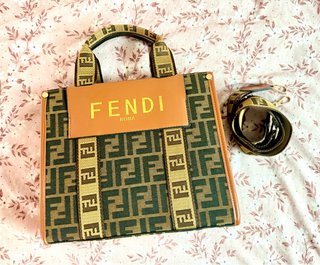 Bolso Fendi Roma Marrón y Dorado