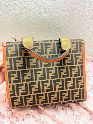 Bolso Fendi Roma Marrón y Dorado