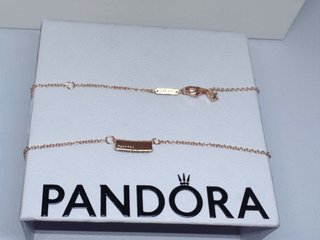 Conjunto Pandora Oro Rosa y Circonitas