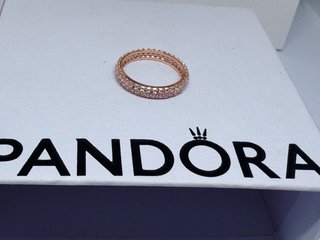 Conjunto Pandora Oro Rosa y Circonitas