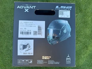 Casco modular LS2 FF901 Advant X en blanco Xs