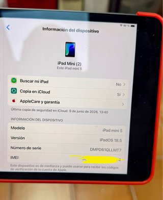 iPad mini 5.ª gen Gris Espacial 64Gb
