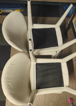 Sillas comedor para tapizar (piel)