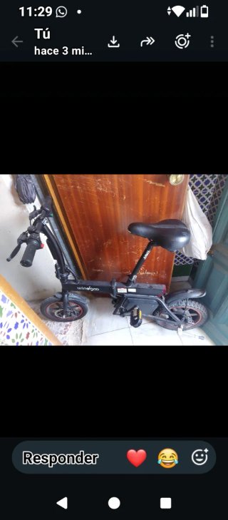 Bicicleta eléctrica plegable