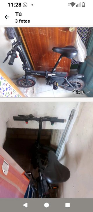 Bicicleta eléctrica plegable