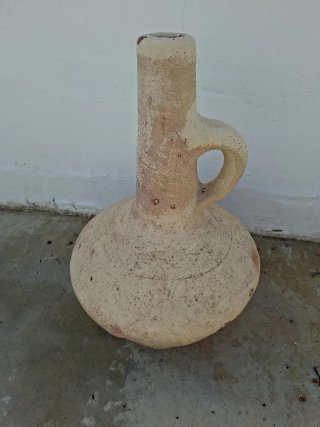 Botijo/Cántaro de barro antiguo
