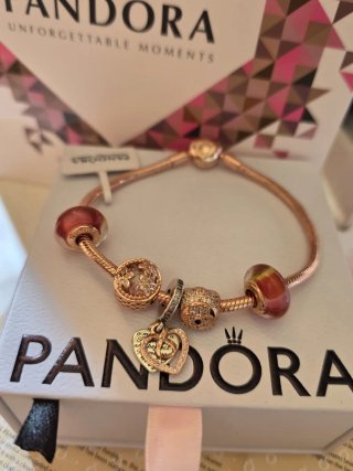 Pulsera Pandora 20cm Oro Rosa