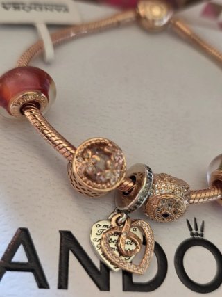 Pulsera Pandora 20cm Oro Rosa