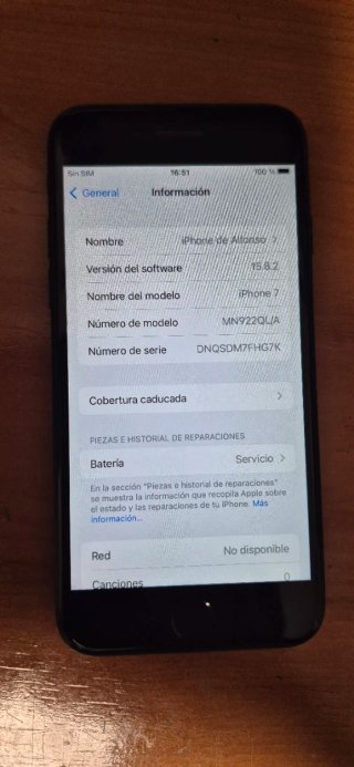 iPhone 7 128GB Negro/Gris