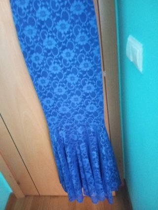 Vestido azul fiesta/eventos talla M