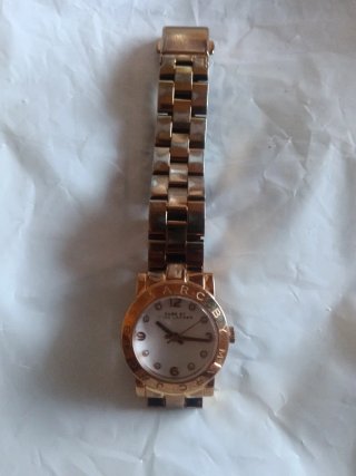 Orologio Marc Jacobs Dorato e Bianco