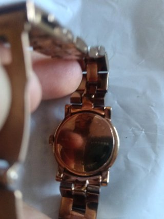 Orologio Marc Jacobs Dorato e Bianco
