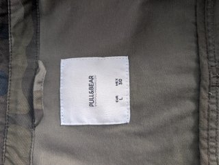 Chaqueta militar de mujer Pull&Bear verde Talla L