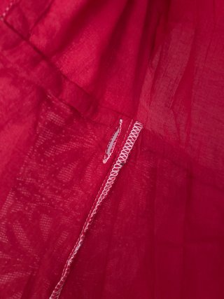 Vestido rojo largo mujer