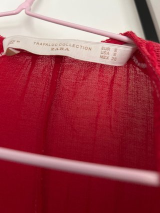 Vestido rojo largo mujer