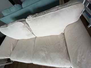 Divano a due posti IKEA EKTORP in tessuto beige