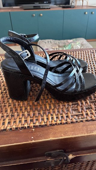 Sandalias de vestir negras
