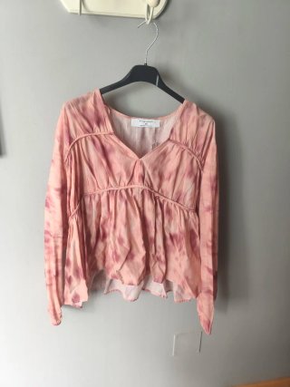 Blusa Primark rosa tie-dye talla XS