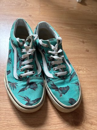 Zapatillas Vans con estampado tropical