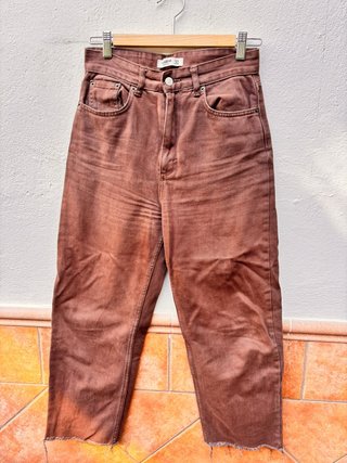 Pantalón vaquero marrón Pull&Bear