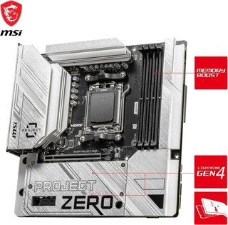 Placa Base MSI B650M Project Zero AM5 DDR5