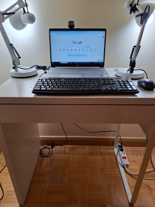 Escritorio IKEA MICKE Blanco 105x50cm