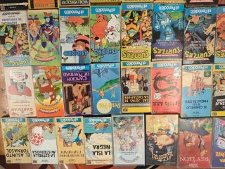 Lote Cintas VHS Películas Animadas