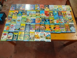 Lote Cintas VHS Películas Animadas