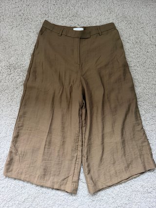 Pantalón H&M caqui lino