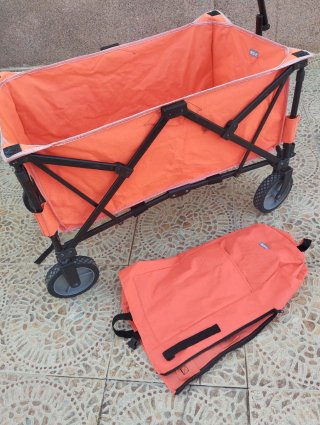 Carro Plegable Naranja