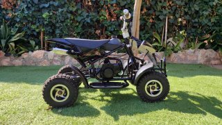 MINI QUAD INFANTIL GASOLINA 49cc Black edition.