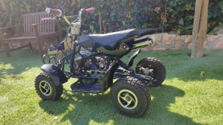 MINI QUAD INFANTIL GASOLINA 49cc Black edition.