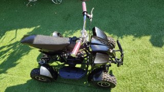 MINI QUAD INFANTIL GASOLINA 49cc Black edition.
