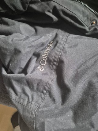 Parka Columbia Talla L Negra Hombre