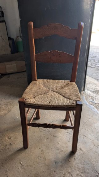 Set di 6 sedie in legno massello