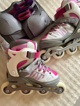 Patines en línea y protecciones Talla S