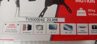 Soporte TV Superior Electronics 13-42