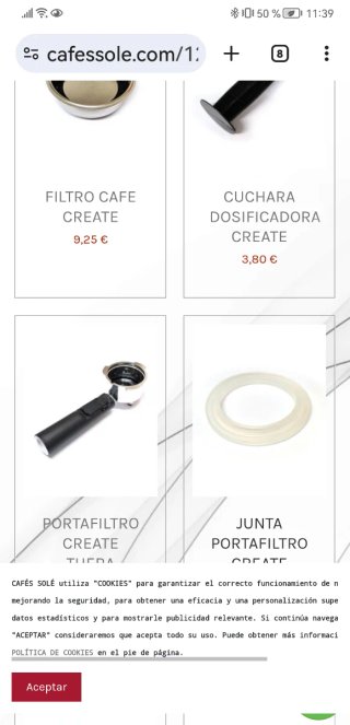 Cafetera Create Retro nueva a estrenar Averiada