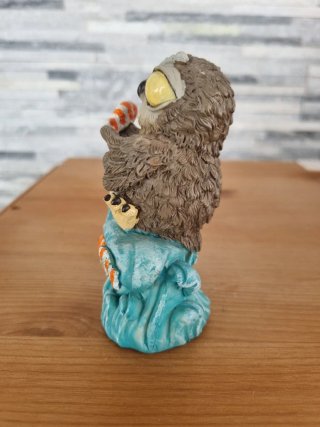 Statuetta gufo acqua Les Alpes
