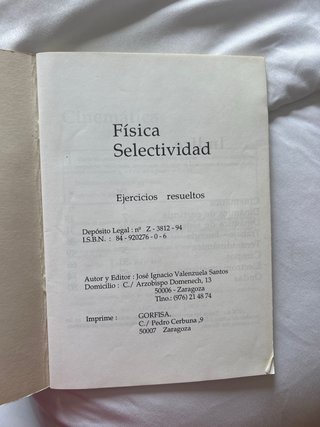 Selectividad Física: Problemas Resueltos