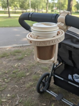 Porta vasos para carrito bebé