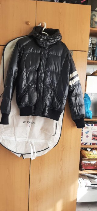 Plumas Moncler Negro/Azulado Talla L