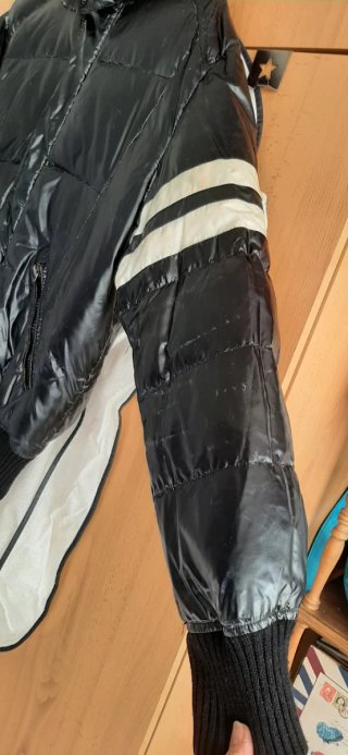 Plumas Moncler Negro/Azulado Talla L