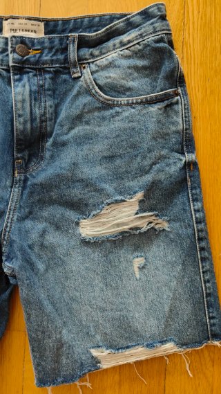 Bermudas vaqueras Pull&Bear rotas Talla M