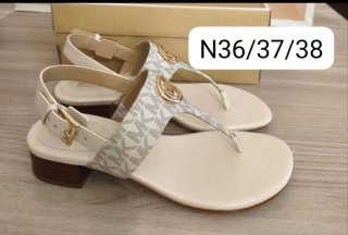 Sandali Michael Kors bianche e oro taglia 37