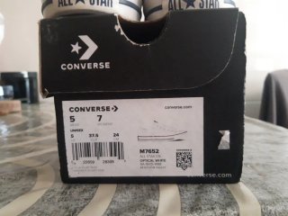 Zapatillas Converse Blancas Talla 37 ,5 Originales