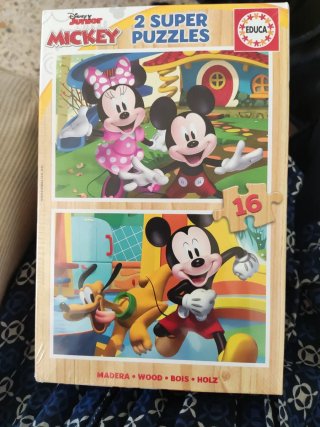 Puzzle Mickey y Minnie 2 Super Puzzles