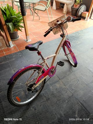 Bici paseo 24 como nueva y regalo patinete