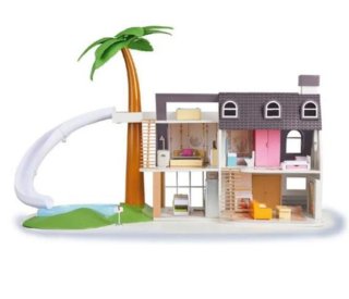 Casa de juguete My Mini City con palmera